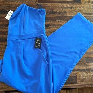 Express Royal Blue Jumpsuit